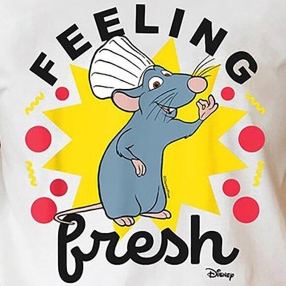 Remy Ratatouille Feeling Fresh Funny Meme Cartoon Movie Disney Pixar T-Shirt 05 - Picture 2 of 5